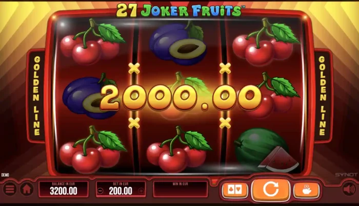 27 Joker Fruits Synot Win