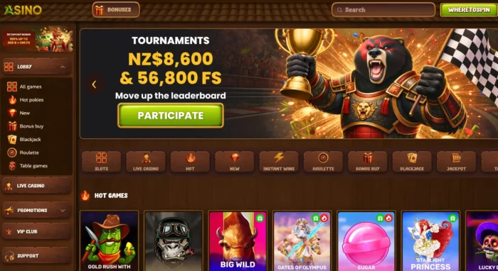 Asino Casino Home
