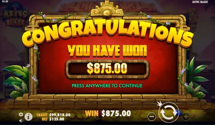 Aztec Blaze Pragmatic Play Slot Big Win