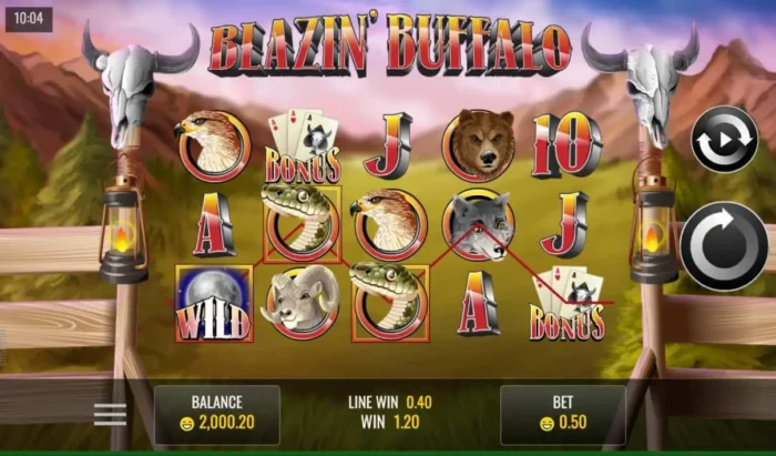 Blazin Buffalo Rival Slot Content