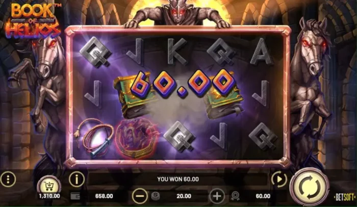 Book Of Helios Betsoft Slot Win