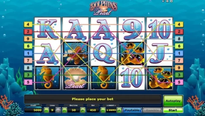 Dolphins Pearl Novomatic Slot Content