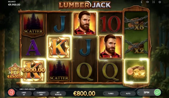 Lumber Jack Endorphina Slot Content