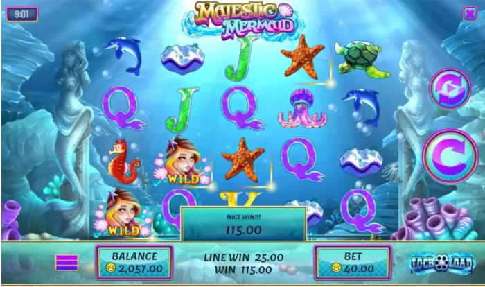 Majestic Mermaid Rival Slot Win