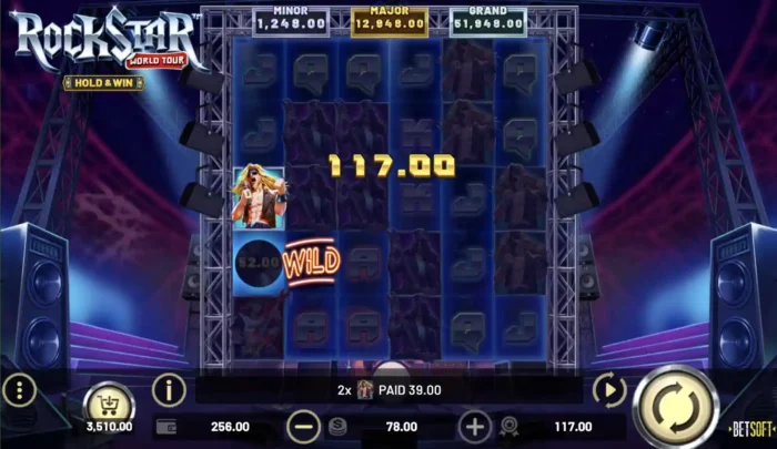 Rockstar World Tour Betsoft Slot Win