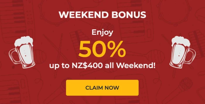 Rolling Slots Casino Weekend Bonus Nz