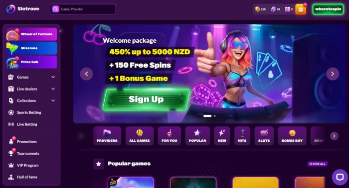 Slotrave Casino Home