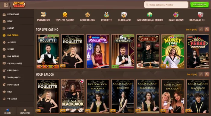 Stone Vegas Live Casino