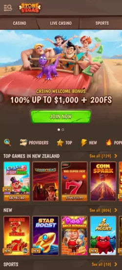 Stone Vegas Mobile Version
